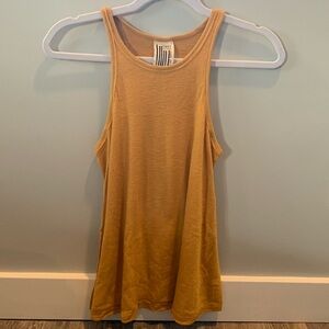 Free People Ribbed High Neck Tank
